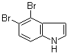 structure of CAS# 1227571-79-0, 4,5-二溴-1H-吲哚