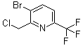 CAS 登录号：1227585-26-3, 3-溴-2-(氯甲基)-6-(三氟甲基)吡啶