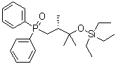 structure of CAS# 1227926-70-6, [(2R)-2,3-二甲基-3-[(三乙基硅烷基)氧基]丁基]二苯基氧膦