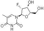 CAS # 122799-38-6, 2'-Fluorothymidine, 2'-Deoxy-2'-fluoro-5-methyluridine