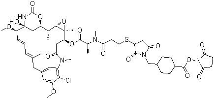structure of CAS# 1228105-51-8, DM1 SMCC