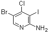 CAS 登录号：1228666-03-2, 5-溴-4-氯-3-碘-2-吡啶胺
