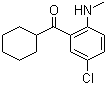 CAS 登录号：122908-18-3, 2-甲氨基-5-氯苯基环己甲酮