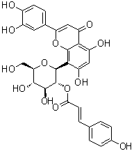 CAS 登录号：1229437-75-5, 荭草苷-2''-O-p-反式-香豆酸酯