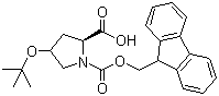 structure of CAS# 122996-47-8, Fmoc-4-叔丁氧基-L-脯氨酸