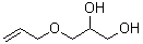structure of CAS# 123-34-2, 3-(烯丙氧基)-1,2-丙二醇