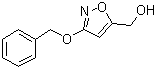 structure of CAS# 123320-44-5, 3-(Phenylmethoxy)-5-isoxazolemethanol