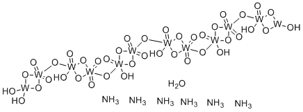 CAS # 12333-11-8, Ammonium metatungstate hydrate, Tungstate ammonium hydrate