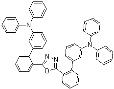 CAS # 1234182-74-1, 2,5-Bis(3''-diphenylamino-1',1''-biphen-2'-yl)-1,3,4-oxadiazole