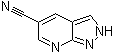 structure of CAS# 1234616-67-1, 1H-吡唑并[3,4-b]吡啶-5-甲腈