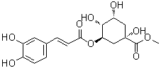 CAS # 123483-19-2, 3-O-Caffeoylquinic acid methyl ester, (E)-Chlorogenic acid methyl ester