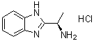 structure of CAS# 1234996-74-7, (alphaR)-alpha-甲基-1H-苯并咪唑-2-甲胺盐酸盐