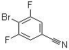structure of CAS# 123688-59-5, 4-溴-3,5-二氟苯甲腈