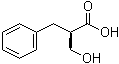structure of CAS# 123802-80-2, (R)-2-羟甲基-3-苯基丙酸
