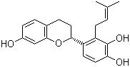 CAS # 1238116-48-7, Kazinol U, 4-[(2R)-3,4-Dihydro-7-hydroxy-2H-1-benzopyran-2-yl]-3-(3-methyl-2-buten-1-yl)-1,2-benzenediol