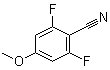 structure of CAS# 123843-66-3, 2,6-二氟-4-甲氧基苯腈
