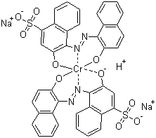 structure of CAS# 12392-64-2, 酸性蓝 161