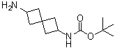structure of CAS# 1239589-52-6, tert-Butyl (6-aminospiro[3.3]heptan-2-yl)carbamate