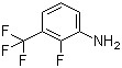 structure of CAS# 123973-25-1, 2-Fluoro-3-(trifluoromethyl)aniline