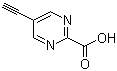 structure of CAS# 1240606-56-7, 5-乙炔基-2-嘧啶羧酸