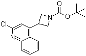 CAS # 1245644-56-7, tert-Butyl 3-(2-chloroquinolin-4-yl)azetidine-1-carboxylate
