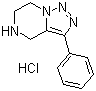 structure of CAS# 1245782-72-2, 4,5,6,7-四氢-3-苯基-[1,2,3]三唑并(1,5-a)吡嗪盐酸盐