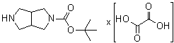 CAS # 1246749-78-9, Hexahydropyrrolo[3,4-c]pyrrole-2(1H)-carboxylic acid 1,1-dimethylethyl ester ethanedioate (1:?)