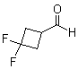 structure of CAS# 1246765-49-0, 3,3-二氟环丁烷甲醛