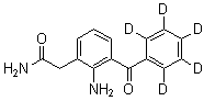CAS # 1246814-53-8, Nepafenac-d<sub>5</sub>