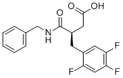 CAS # 1246960-25-7, (R)-3-(Benzylcarbamoyl)-4-(2,4,5-trifluorophenyl)-butanoic acid
