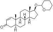 CAS # 1247-69-4, 1-Testosterone tetrahydropyran, 17beta-[(Tetrahydro-2H-pyran-2-yl)oxy]-5alpha-androst-1-en-3-one