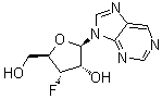 CAS 登录号：124775-29-7, 9-(3-脱氧-3-氟-beta-D-呋喃核糖基)-9H-嘌呤