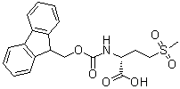 structure of CAS# 1247791-23-6, (2R)-2-[[(9H-芴-9-基甲氧基)羰基]氨基]-4-(甲基磺酰基)丁酸