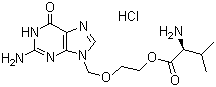 structure of CAS# 124832-27-5, Valacyclovir hydrochloride