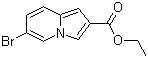 structure of CAS# 1251014-35-3, 6-溴-2-吲嗪羧酸乙酯
