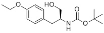structure of CAS# 1252686-29-5, 叔-丁基(S)-(1-(4-乙氧基苯基)-3-羟基丙烷-2-基)氨基甲酸酯