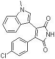 CAS # 125313-99-7, 3-(4-Chlorophenyl)-4-(1-methyl-1H-indol-3-yl)-1H-pyrrole-2,5-dione