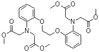 structure of CAS# 125367-34-2, 1,2-双(2-氨基苯氧基)乙烷-N,N,N',N'-四乙酸四甲酯
