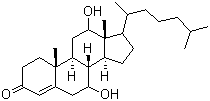 CAS # 1254-03-1, 7,12-Dihydroxycholest-4-en-3-one