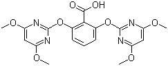 structure of CAS# 125401-75-4, Bispyribac