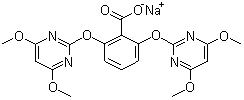 structure of CAS# 125401-92-5, Bispyribac-sodium
