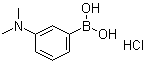 structure of CAS# 1256355-23-3, B-[3-(二甲基氨基)苯基]硼酸盐酸盐