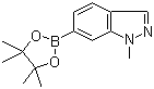 structure of CAS# 1256359-09-7, 1-Methylindazole-6-boronic acid pinacol ester