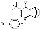 CAS 登录号：1256387-74-2, (1R,3S,4S)-3-(6-溴-1H-苯并咪唑-2-基)-2-氮杂双环[2.2.1]庚烷-2-羧酸叔丁酯