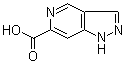 structure of CAS# 1256802-03-5, 1H-吡唑并[4,3-c]吡啶-6-羧酸