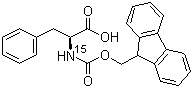 CAS # 125700-32-5, Fmoc-L-[15N]phenylalanine, N-[(9H-fluoren-9-ylmethoxy)carbonyl]-L-phenylalanine-15N