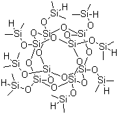 structure of CAS# 125756-69-6, Octakis(dimethylsiloxy)-T8-silsequioxane
