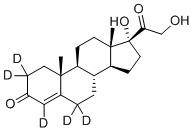 structure of CAS# 1258063-56-7, 11-脱氧皮质醇-D5(2,2,4,6,6-D5)