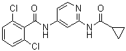 CAS 登录号：1258292-64-6, 2,6-二氯-N-[2-[(环丙基羰基)氨基]-4-吡啶基]苯甲酰胺