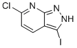 structure of CAS# 1259223-95-4, 6-氯-3-碘-1H-吡唑并[3,4-b]吡啶